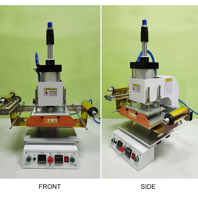 Desktop Automatic Hot Press Foil Leather Plastic Stamping Machine High Speed  Hot-Foil Stamping Machine Foil Printing Machine