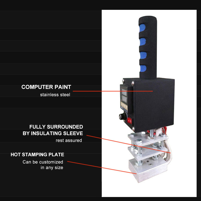 Portable manual hot foil stamping machine Paper cup LOG hot stamping machine