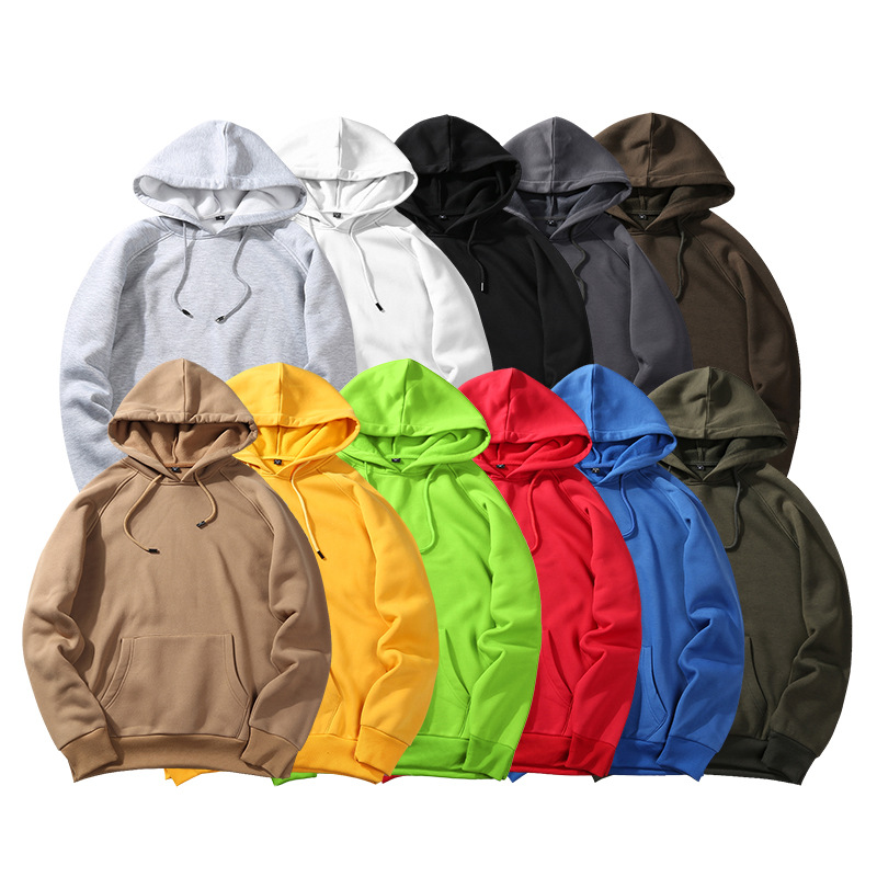 Heavy Weight Jogger Clothing Sweatshirts Custom Printing Men Plain Pullover Hoodie Embroidery Hoodies Oversize