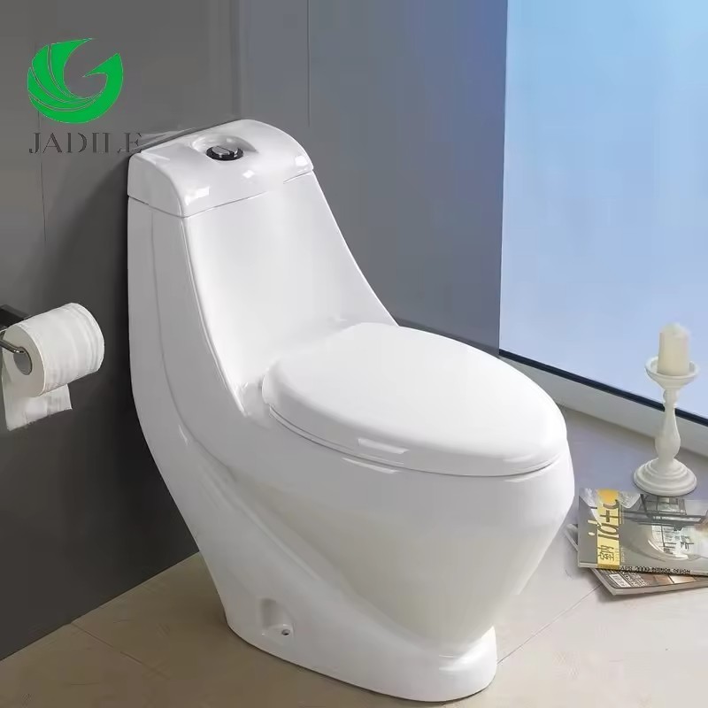 Chinese Manufacturer Sanitary Ware Ceramic Siphonic Bathroom Wc Commode Flush Valve Washdown One Piece Toilet