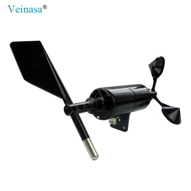 Veinasa-FXS Hote Sale RS485 Awning Wind Sensor Turbine Speed Sensor Vane Meter Waterproof Anemometer Wind Direction Anemometer