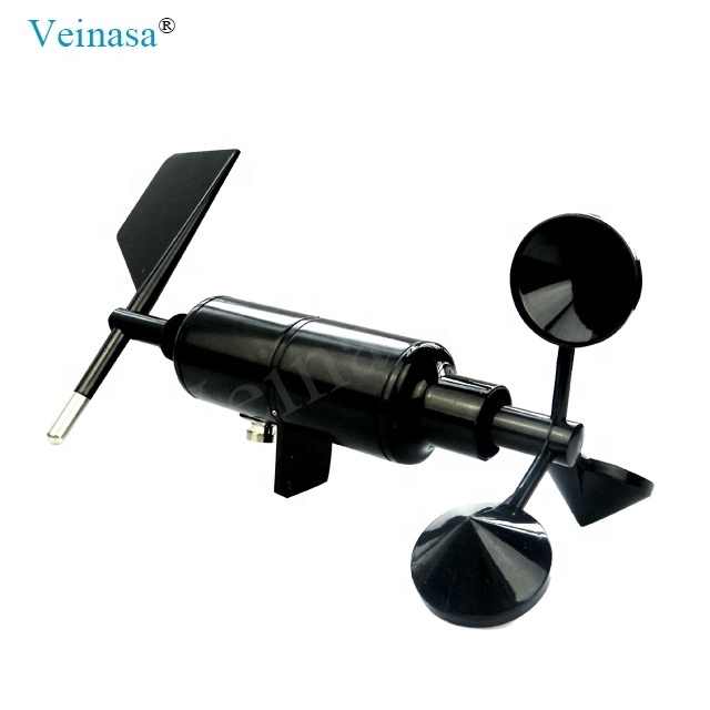 Veinasa-FXS Hote Sale RS485 Awning Wind Sensor Turbine Speed Sensor Vane Meter Waterproof Anemometer Wind Direction Anemometer