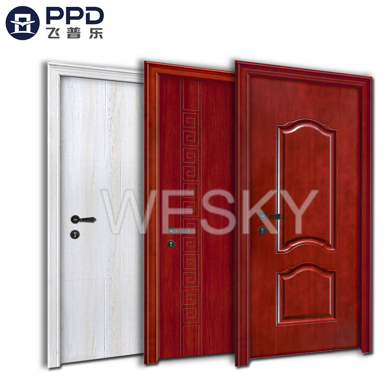 High Quality Modern New Design Luxury Waterproof Main Entry Interior wood Door