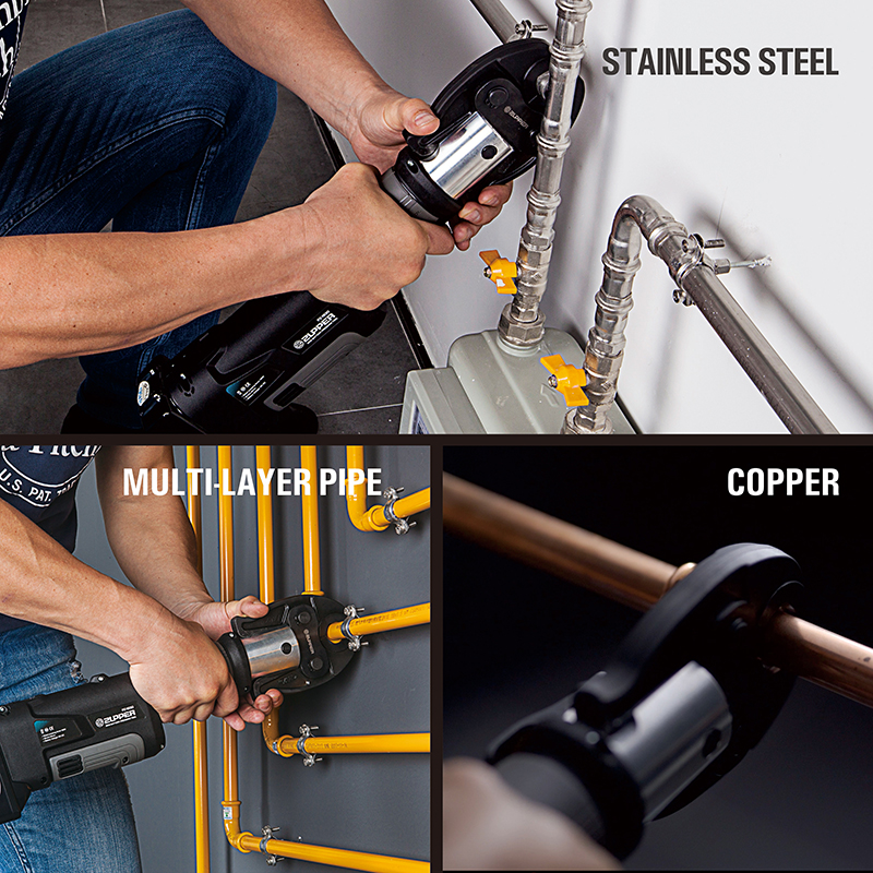 Sample Available Zupper PZ-1930 Hydraulic Press Electric Copper Tool Plumbing Press Tool Cordless Power Tools