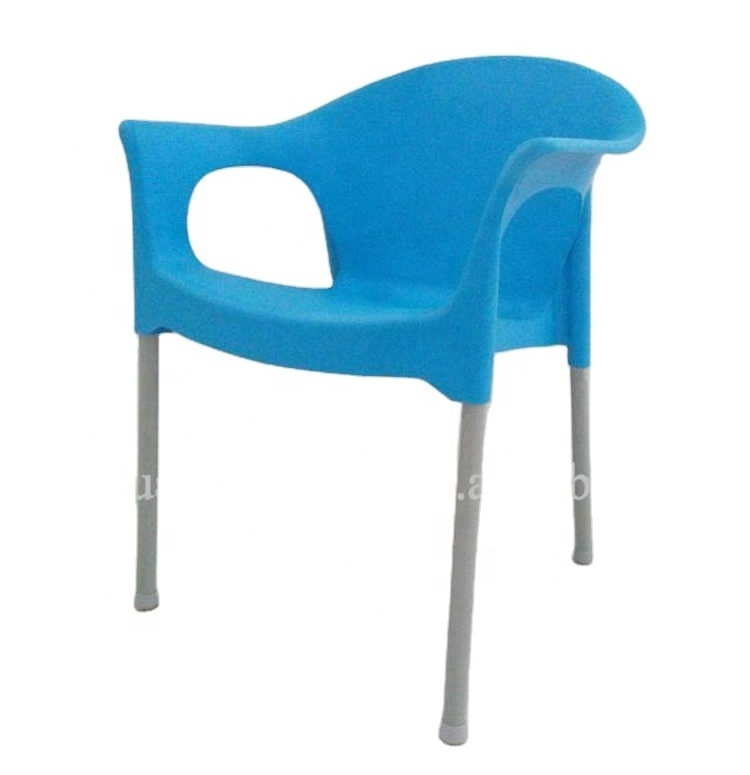 PP Plastic  Metal Leg Anti-UV Outdoor Chair Restaurant chair Dining chair Armchair