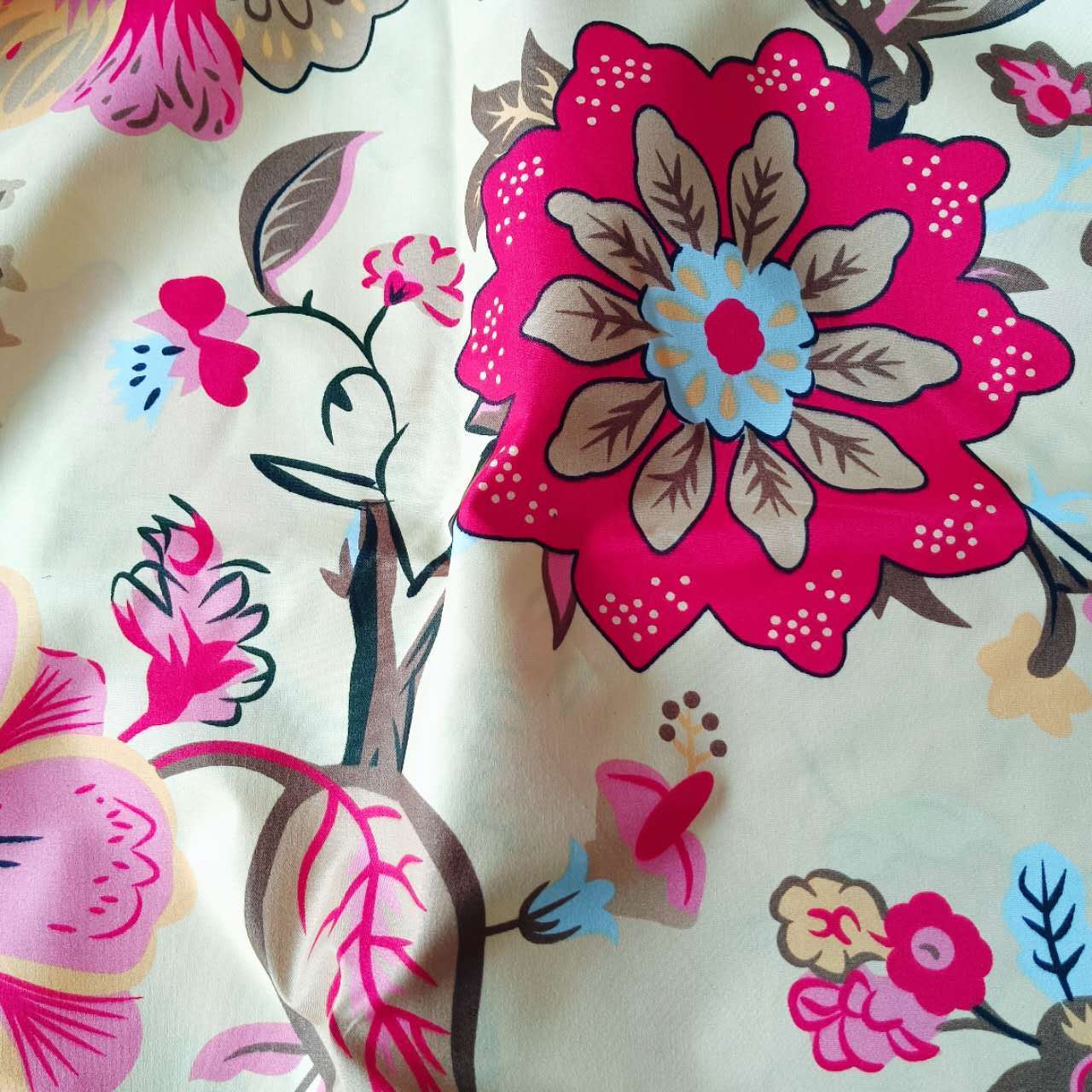 100% polyester microfiber textile fabric disperse printed polyester fabric wholesale peach skin 90gsm Export Mexico