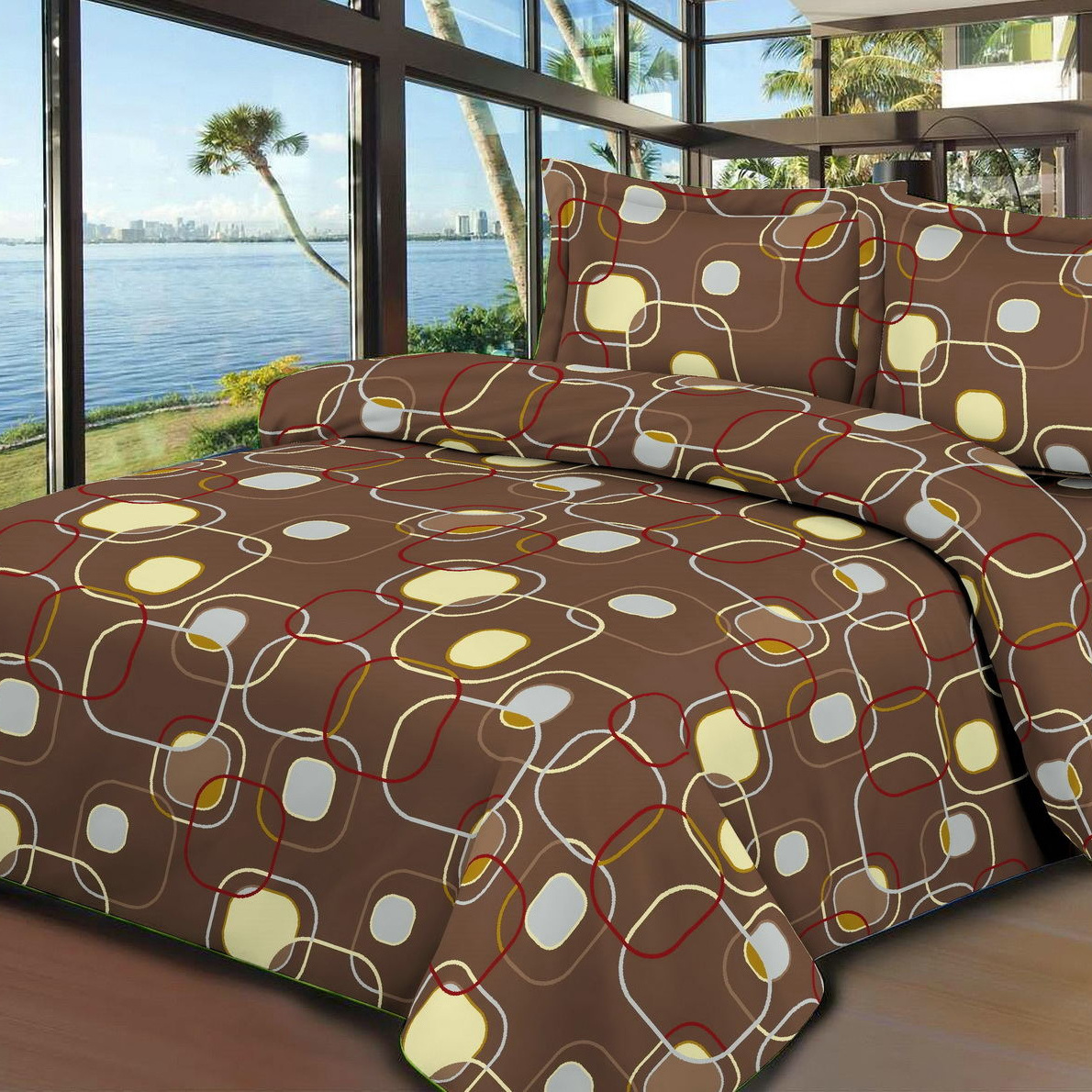 fabric wholesale cheap price 100% disperse printed polyester fabric soft microfiber bedsheet fabric Mexico