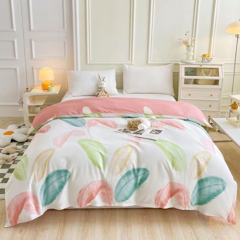 Wholesaler 225 cm 70GSM pigment print woven microfiber polyester bed sheet fabric for home textile Mexico