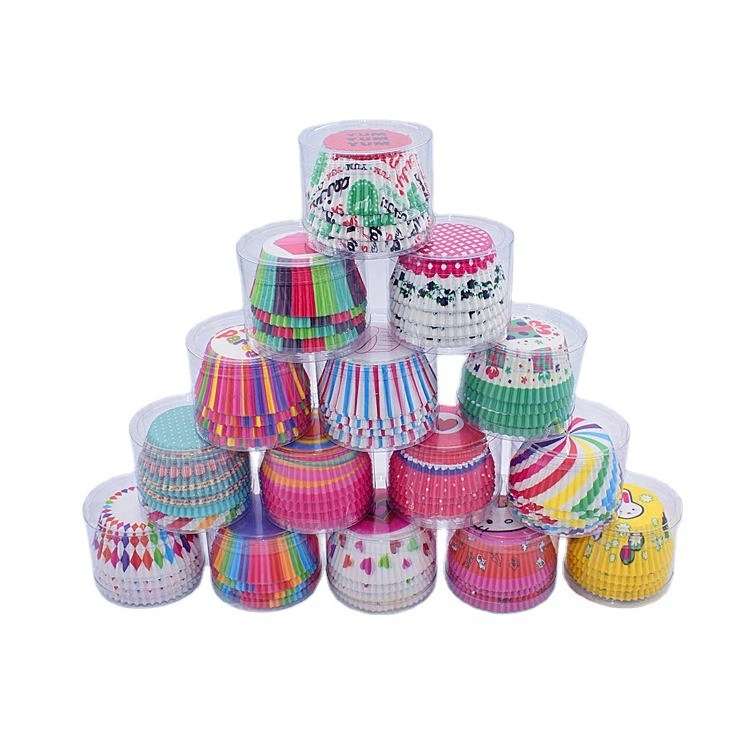 Wholesale high temperature oil proof food grade cake cup muffin baking cupcake paper holder for oven