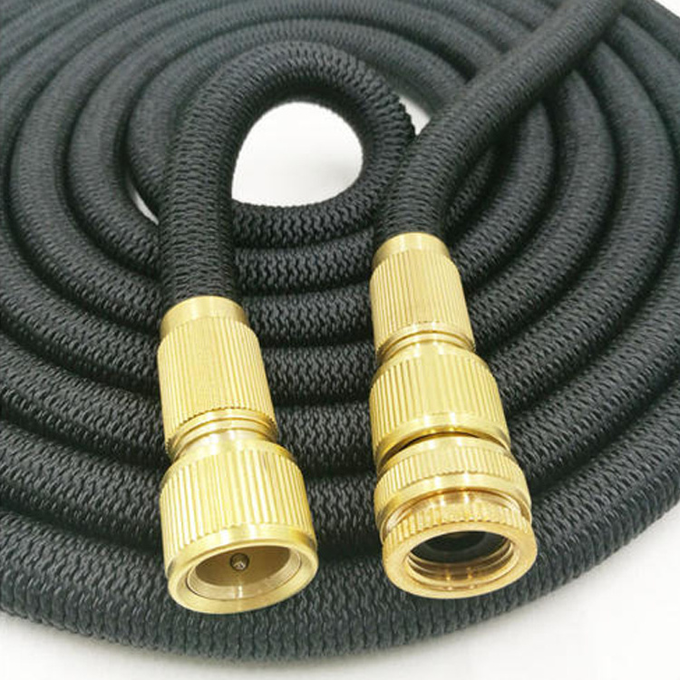 Alloy Joint Garden Hose Water Hose Release Hose Easily ABS Expandable Plastic Cross-border Sourcing Commercial Self-use Black