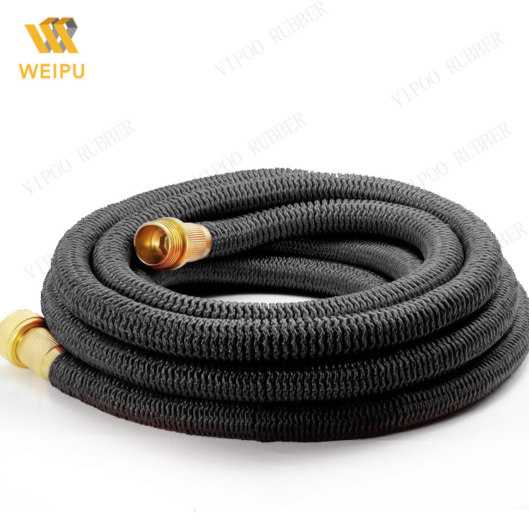 Alloy Joint Garden Hose Water Hose Release Hose Easily ABS Expandable Plastic Cross-border Sourcing Commercial Self-use Black