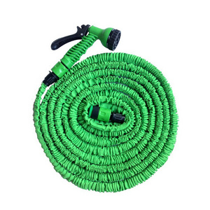 25ft Garden Hose, Expandable Garden Hose Water Pipes Poly Pipe Plastic Irrigation Trompos De Plastico ABS Plastic Opp Bag Blue