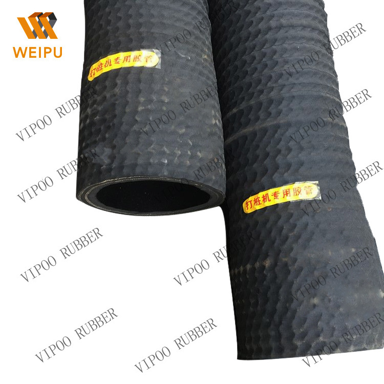 10m Sand pump Pumping sand hose 4 inch steel wire rubber Pumping sand hose is used to absorb and discharge sediment 4in