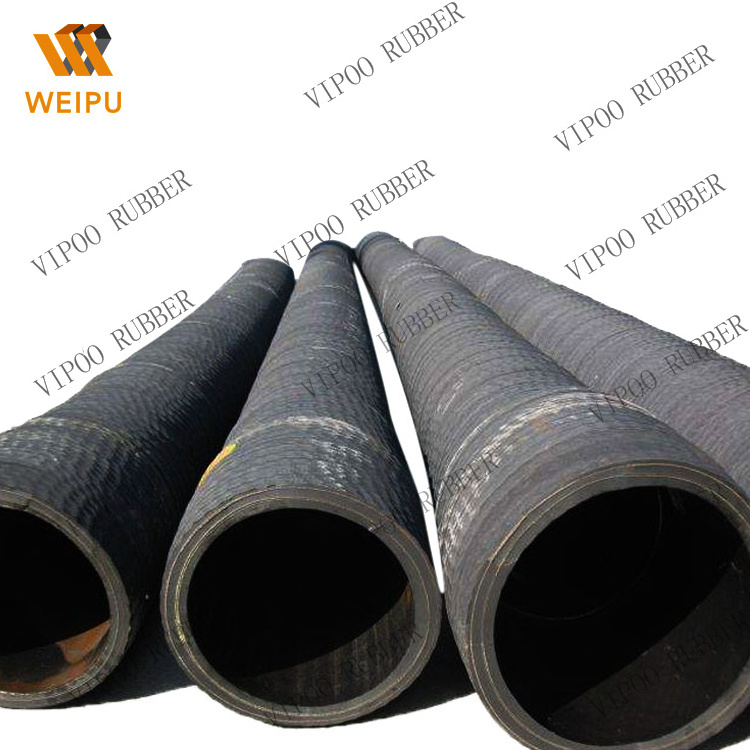 10m Sand pump Pumping sand hose 4 inch steel wire rubber Pumping sand hose is used to absorb and discharge sediment 4in