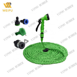 Green Plastic Cans Garden Hose ABS Water Hose Plastic Wand Garden Spray Nozzle Expandable Plastic with Water Release Hose Easily