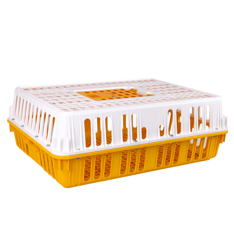 Poultry plastic chicken chick broiler layer duck pigeon dove transport cage crate case box