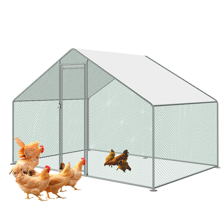 Chicken coop poultry house metal mesh water proof dog rabbit hen houses factory prices