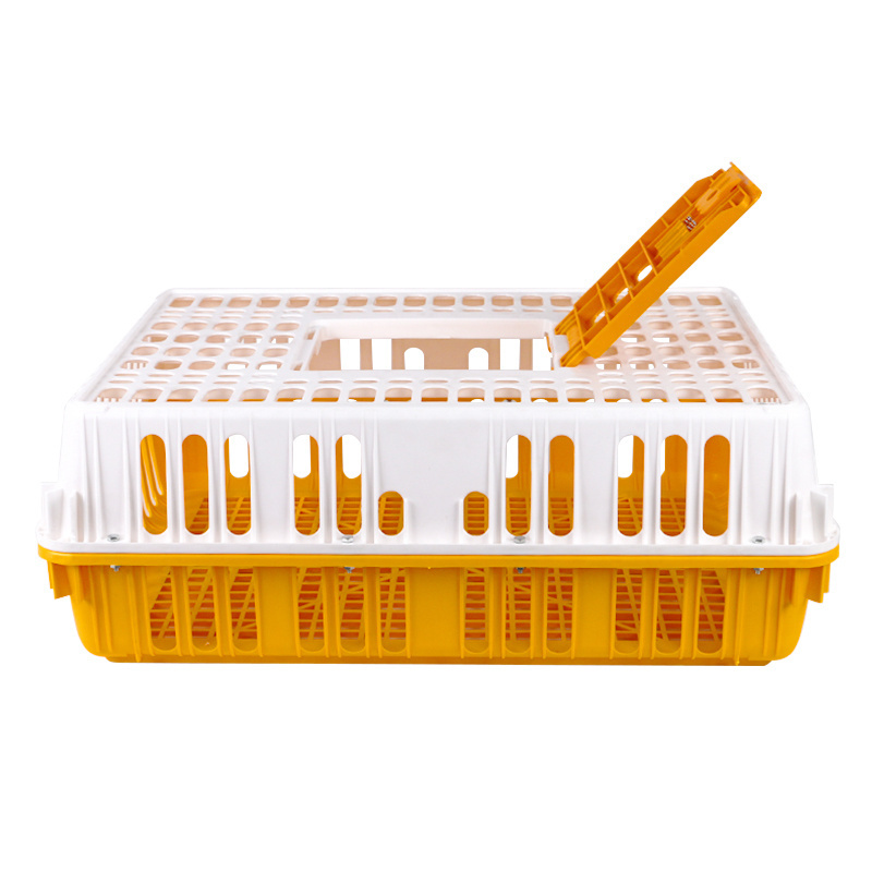 Poultry plastic chicken chick broiler layer duck pigeon dove transport cage crate case box