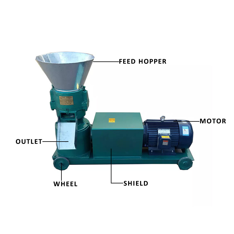 high quality and reasonable price floating fish feed pellet mill/machine pellet machine for chicken feed for sale