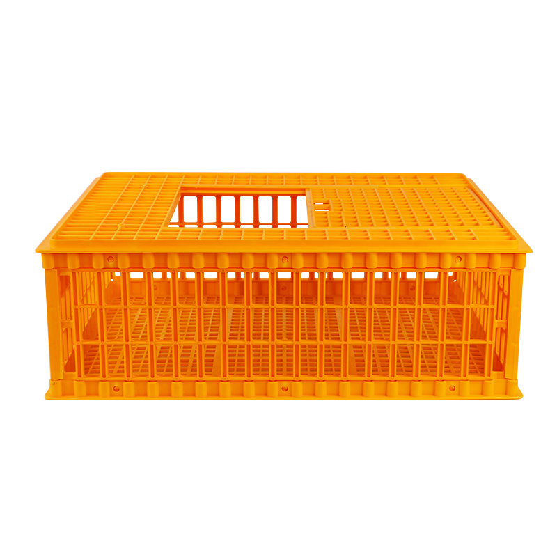 75*55*27cm Poultry Carrier Crate Plastic PE Chicken Transport Cage Transport Bird Cages