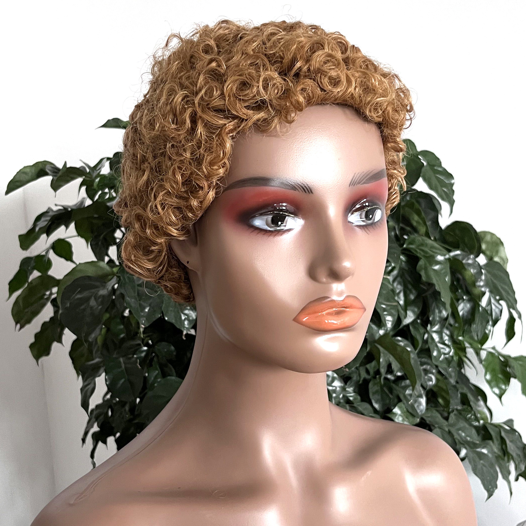 Wholesale 100% Brazilian Hair Short Machine Made Wig Afro Kinky Curly Wig Natural Color Virgin Human Hair Wigs For Black Women