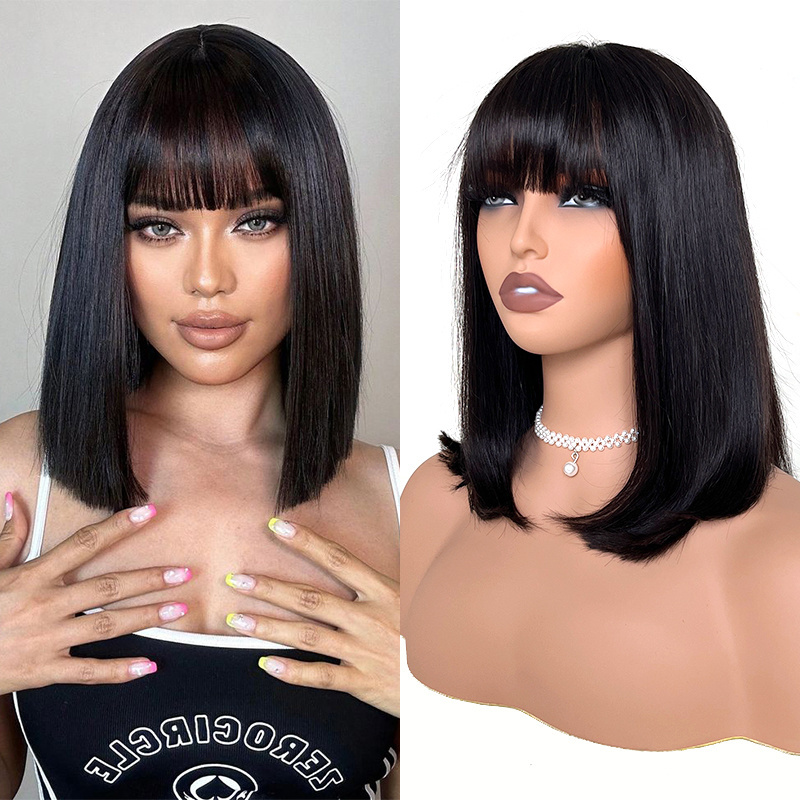 Raw Brazilian Virgin Short wig Human Hair Lace Front Bob Wig Glueless Hd Full Lace Frontal Natural 3x1 Bob Human Hair Wigs