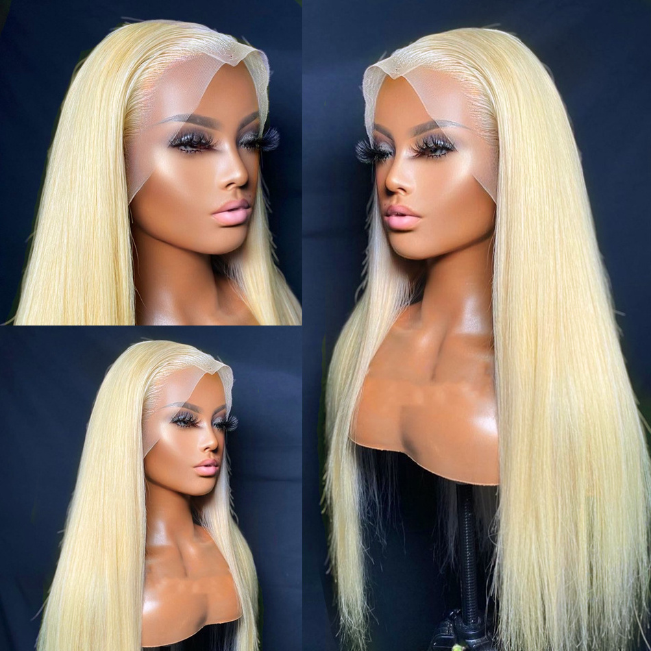 Wholesale Raw Indian Virgin Natural 180% Density Human Hair Hd Full Lace Frontal Wig Transparent Lace Front Human Hair Wigs