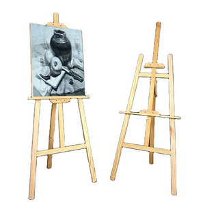 Solid and sturdy Wooden Frame Studio Easel Stand Holder  Paintings Portraits Display