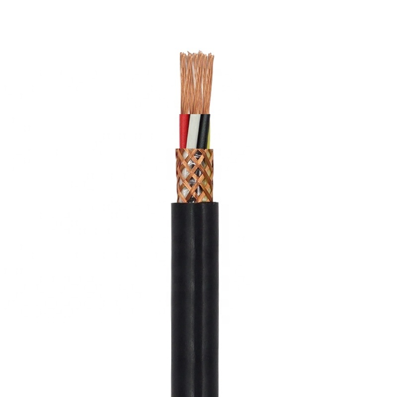 Standard RVVP 3 core 0.75mm2 Copper Conductor Material Shielded Flexible Electric Cable