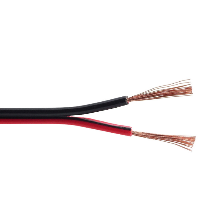 High quality twin PVC flexible copper conductor cable rvb cable rvb 2x0.75mm electric cable wire