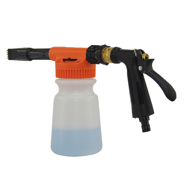 Easily and simply generate foam Cannon for Garden Hose, Adjustment Ratio Dial Foam Gun, Car Wash Soap Spray Foamer