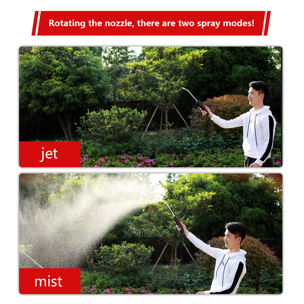 Garden Hand Electric Trigger Sprayer Extension Wand Pistol Grip Sprayer for Yard and Lawn Watering Pest Control