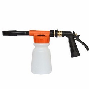 Garden Hose With Adjustment Ratio Dial Foam Cannon Gun Car Wash Soap Spray Foamer