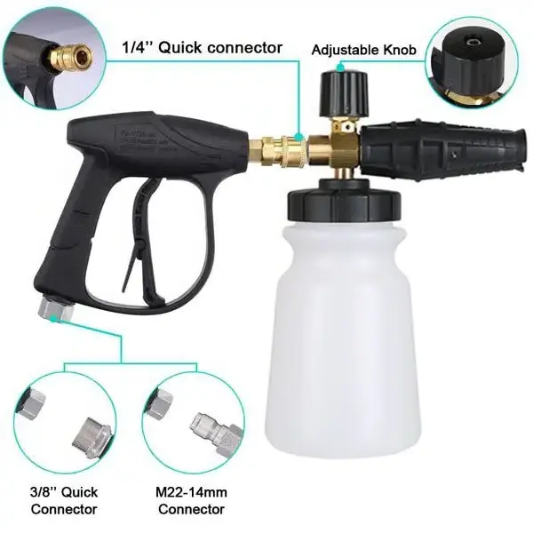 car wash car care High Pressure Soap Foam Snow Lance Cannon Foam Gun