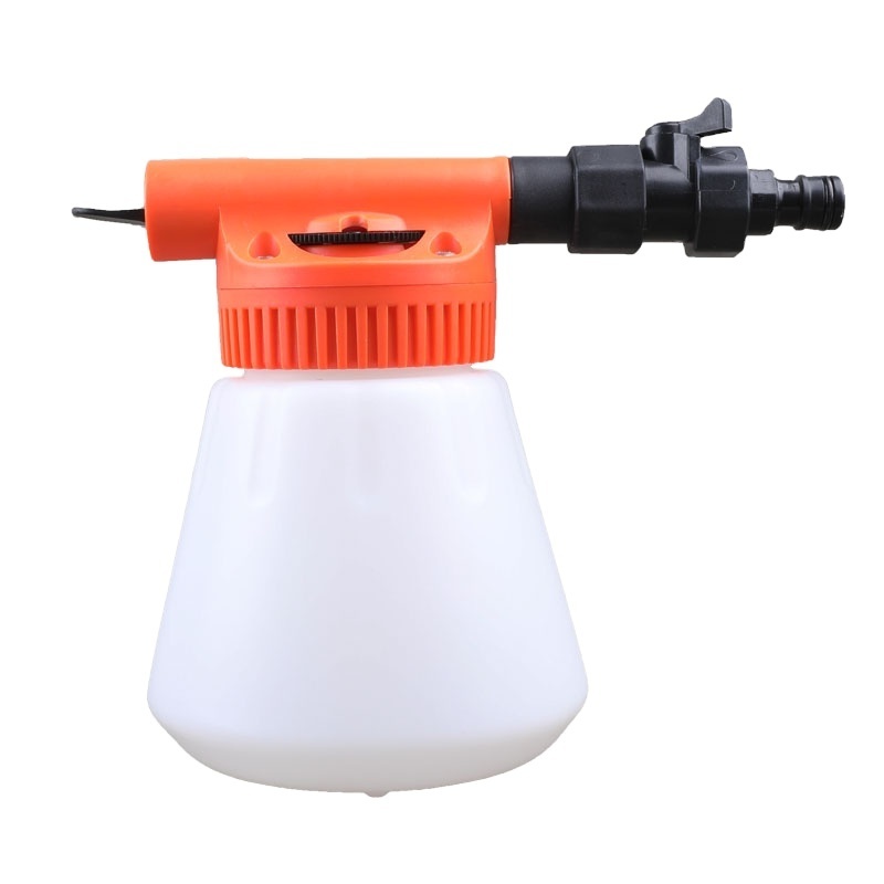 Insecticide garden hose end sprayer attachment