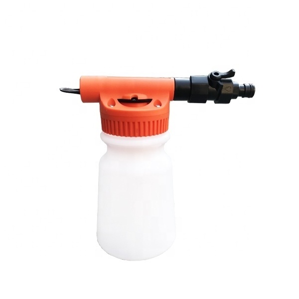 Insecticide garden hose end sprayer attachment