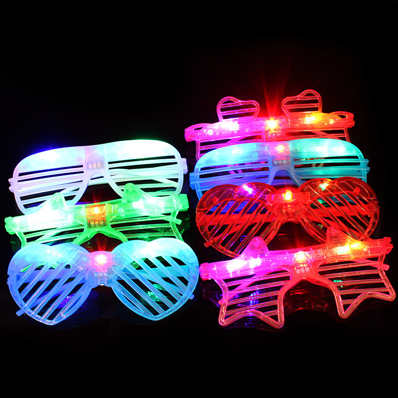 LED Glasses Glow in the Dark Light up Glasses Neon Party Favors Glow Glasses for Kid Adult Birthday Party Supplies