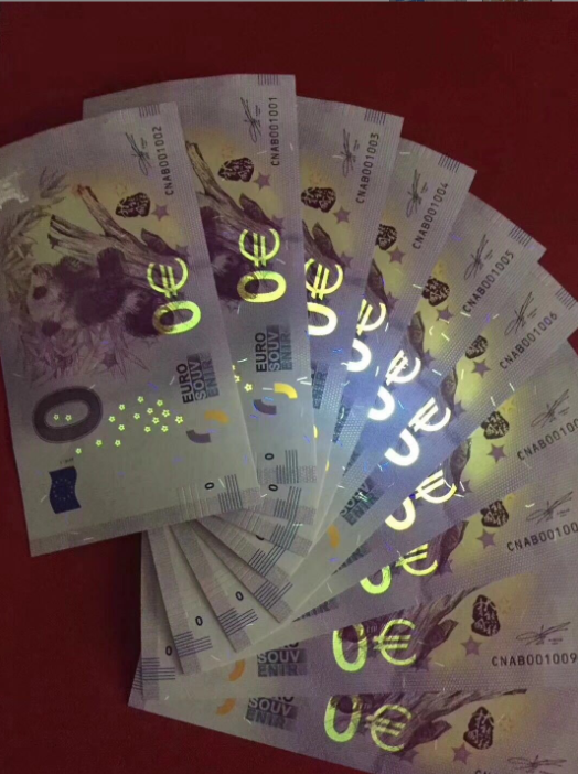 High quality custom play money props money euro play money