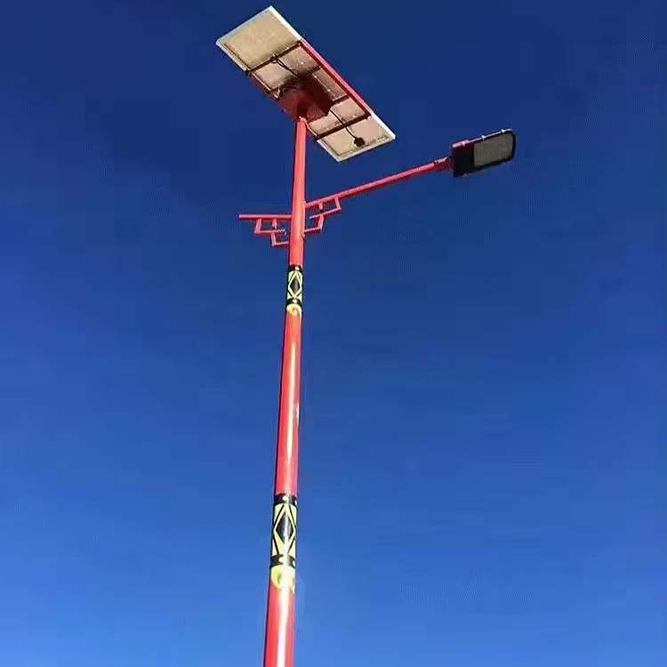 solar street light ip65  high brightness easy replace 60w 8m led solar street light