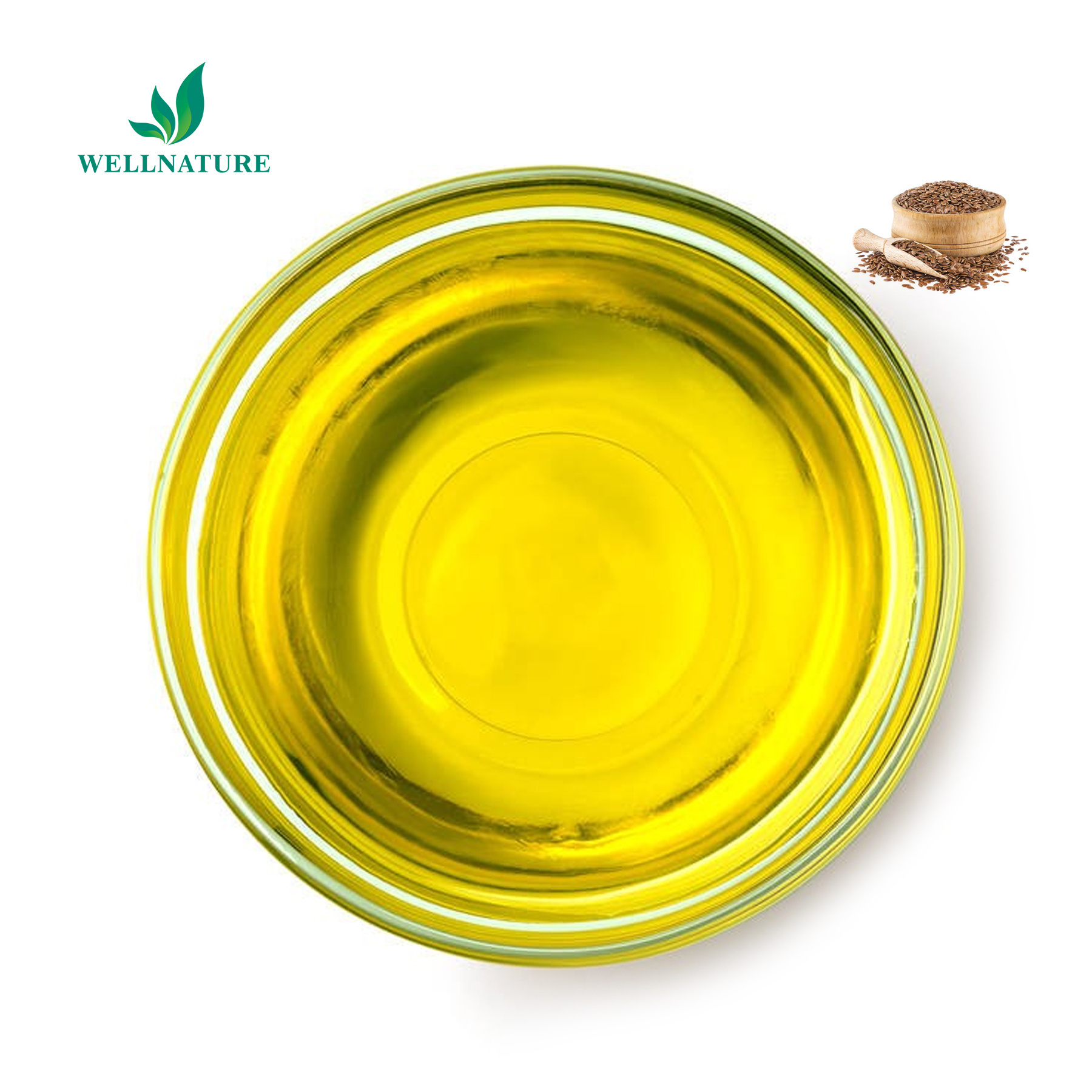 Manufacturer Supply High Purity Food Grade Linseed Oil Pressed Flax Seed Oil Linseed Oil