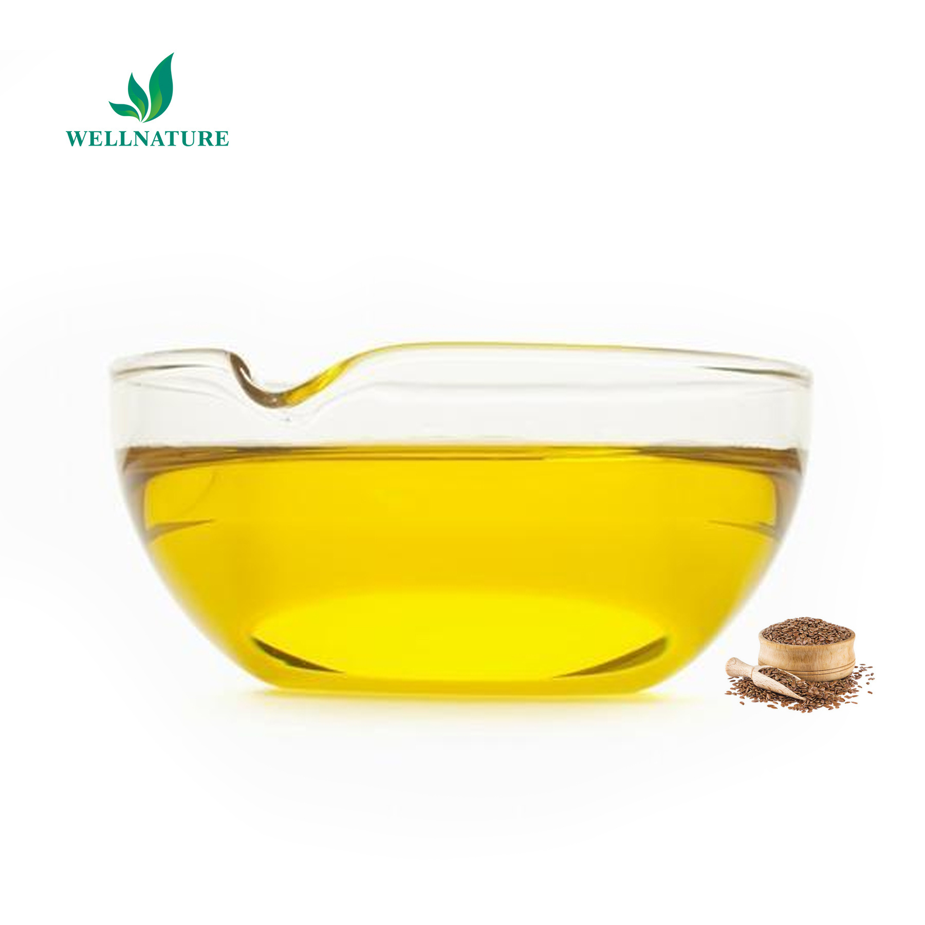 Manufacturer Supply High Purity Food Grade Linseed Oil Pressed Flax Seed Oil Linseed Oil