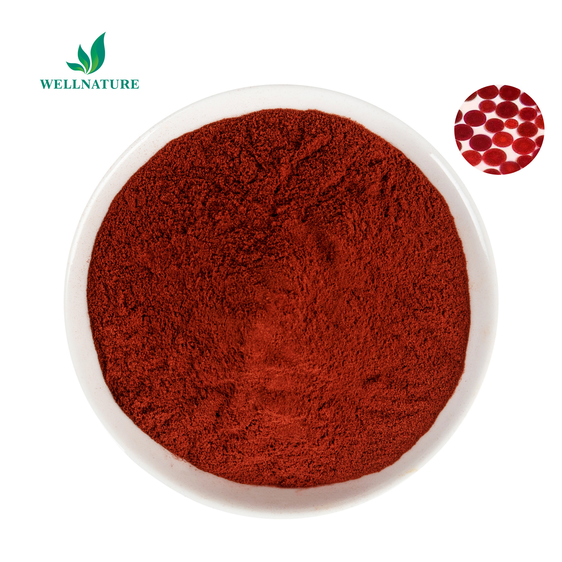 Bulk 10% Astaxanthin Powder Rhodymenia Red Algae /Haematococcus Pluvialis Extract Powder