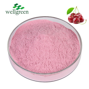 Beverage Use Pure Natural Organic Fast Water Soluble Wholesale Aronia Wild Cherry Berry Powder