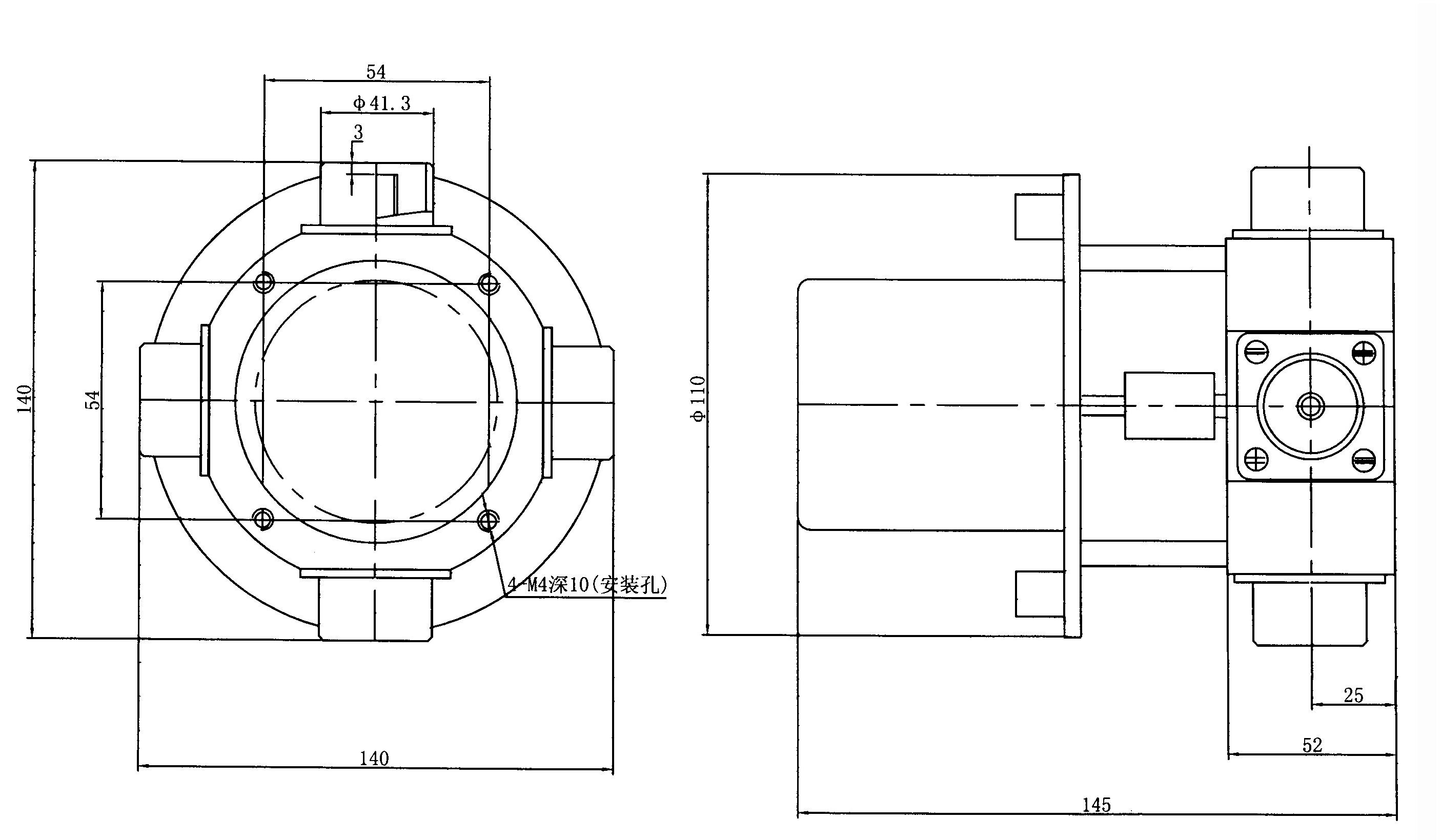 Coaxial switching switch