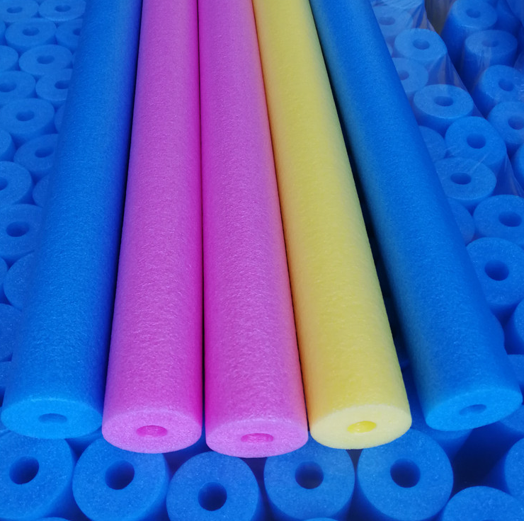 Pipe Padding Tube Solid Black Round Floating Soft Foam Pool Swimming Noodles Epe Foam Tube