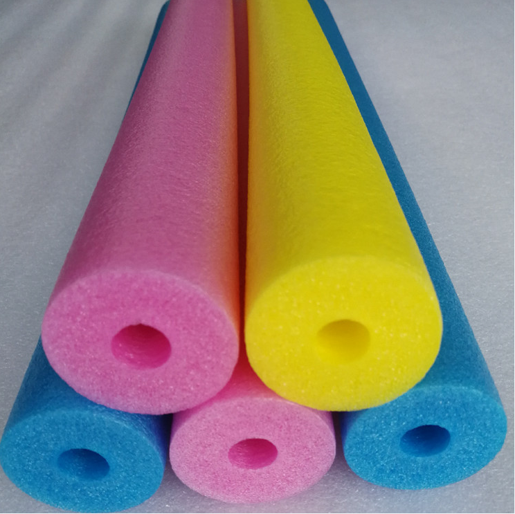 Pipe Padding Tube Solid Black Round Floating Soft Foam Pool Swimming Noodles Epe Foam Tube