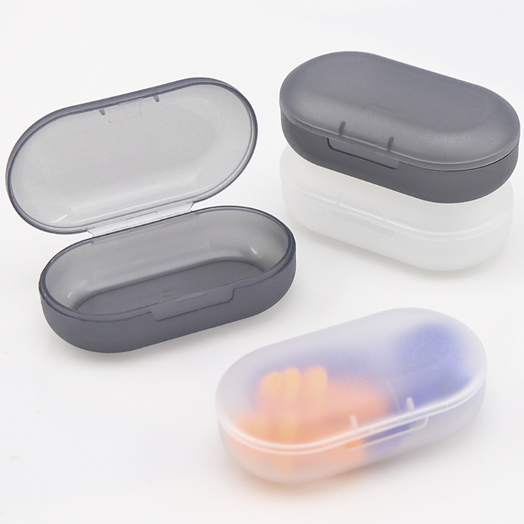 Promotional Portable Small Jewelry Box PP Plastic Earbuds Case Cover Box Storage Earplug Small Case Custom Case for Ear Plugs