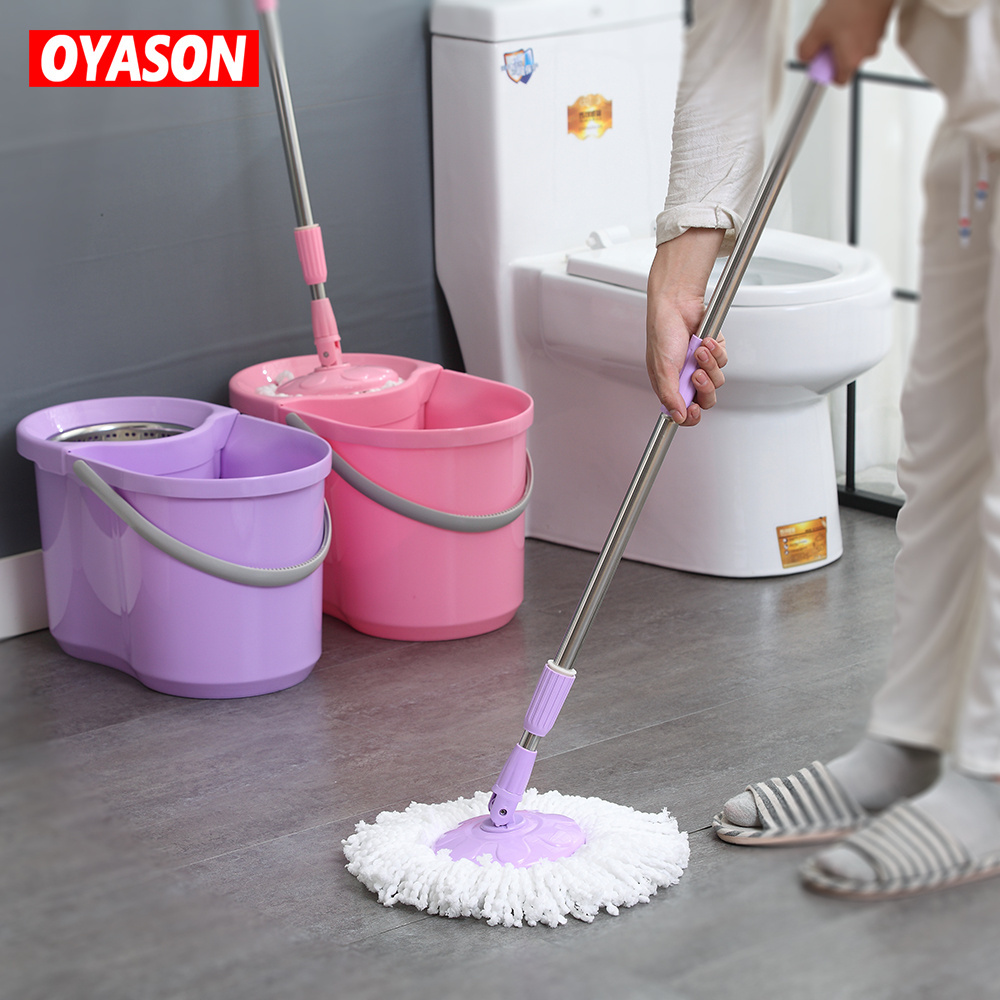 Household Microfiber 360 rotating magic mop with bucket