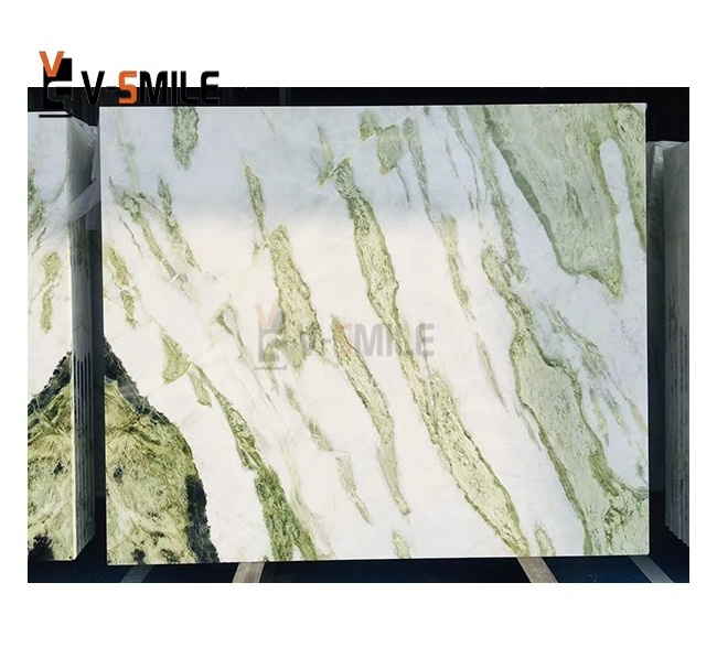 Wholesale price Little Jade green marble emerald green marble slab calacatta green marble for interior indoor decoration materia