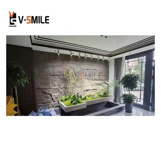 Luxury PU Faux Artificial Stone One Panel One Wall Decorative Wall Panel polyurethane Rock veneer panel